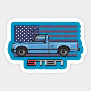 USA Blue Sticker